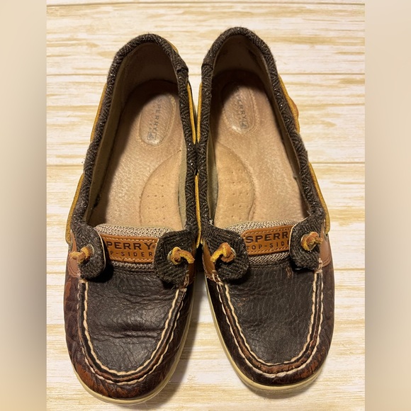 Sperry Women’s Boat shoe in brown size 8M - Picture 6 of 12